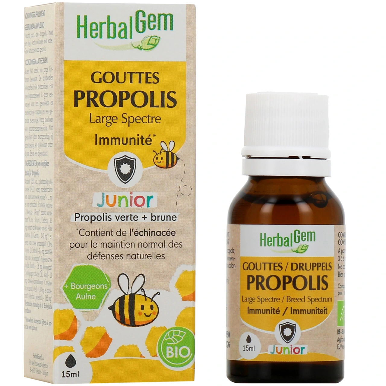 Herbalgem Propolis Junior Gouttes Bio - Herbalgem