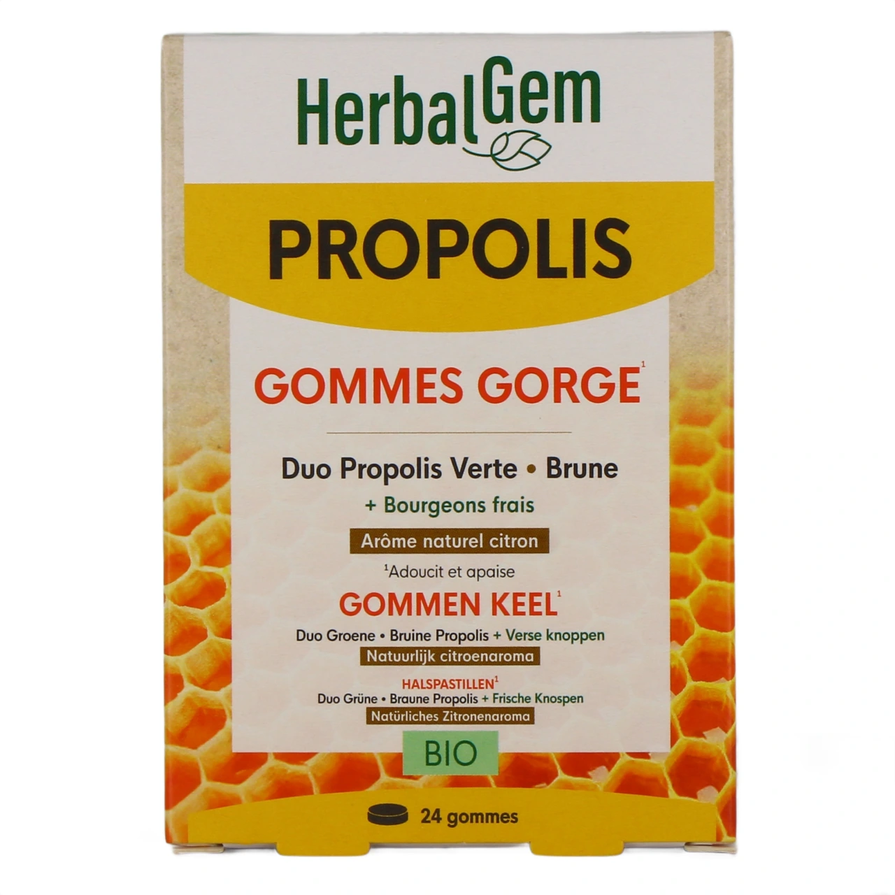 Herbalgem Propolis Large Spectre Gommes Bio - Vue 2
