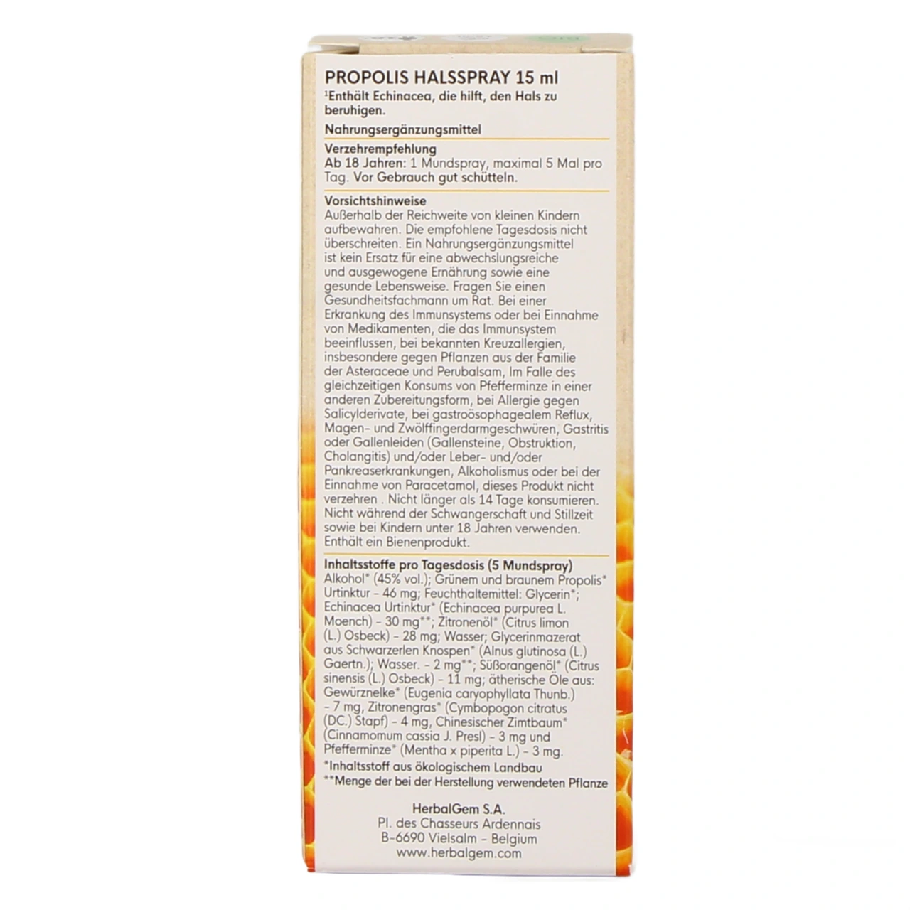 Herbalgem Propolis Large Spectre Gorge Bio - Vue 6