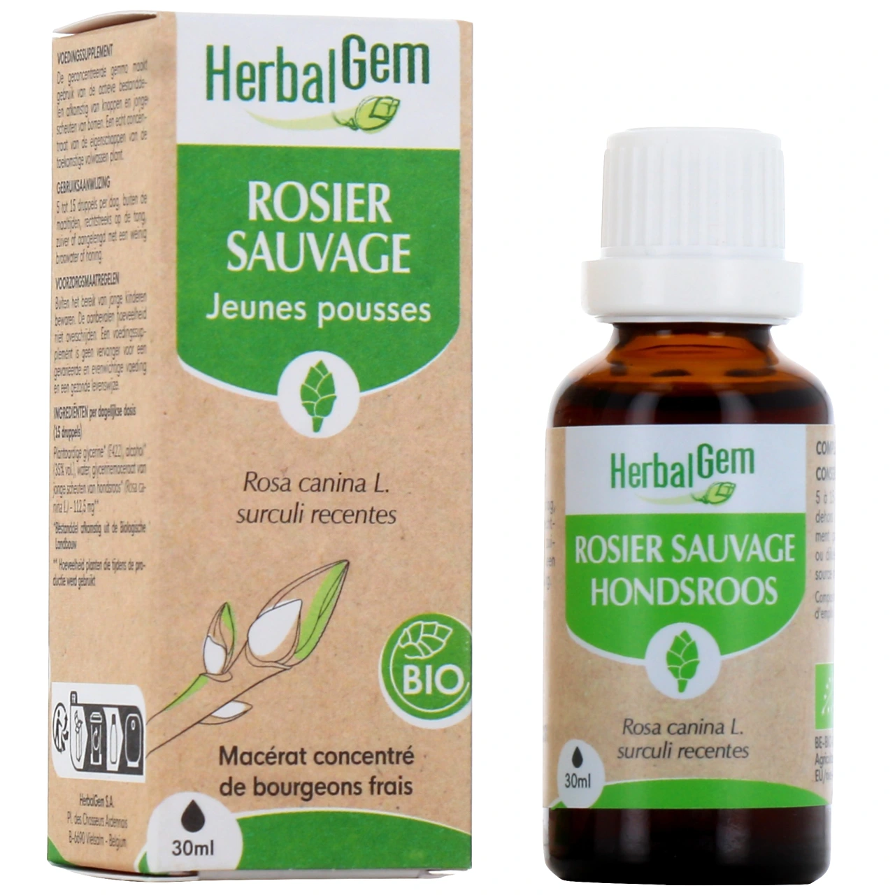 Herbalgem Rosier Sauvage Bio - Herbalgem