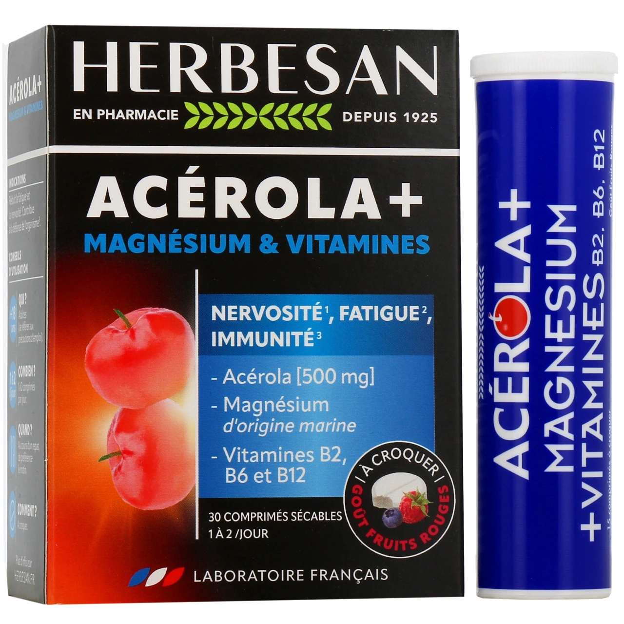 Herbesan Acerola+ Magnésium & Vitamines - Herbesan