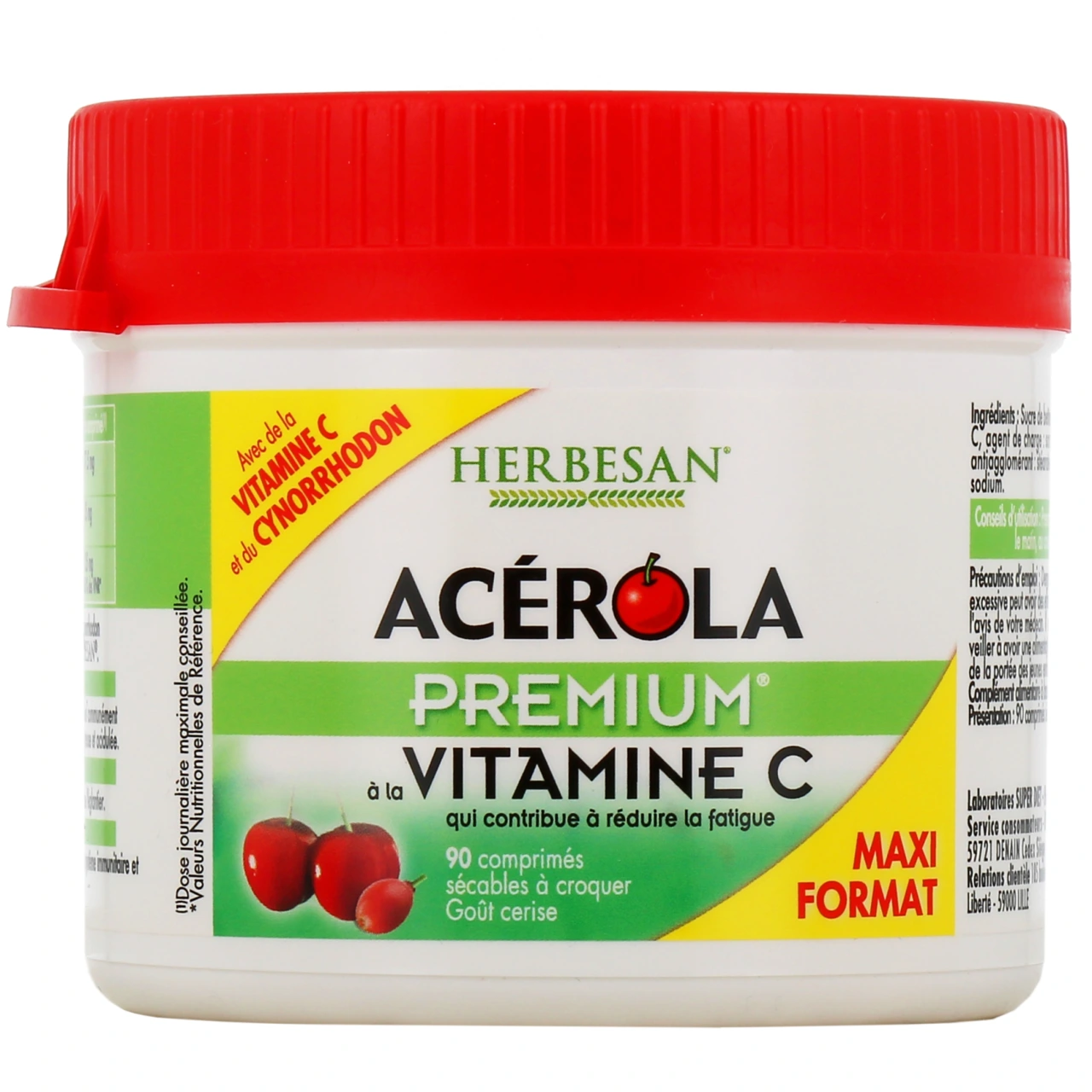 Herbesan Acérola Premium à la Vitamine C - Herbesan