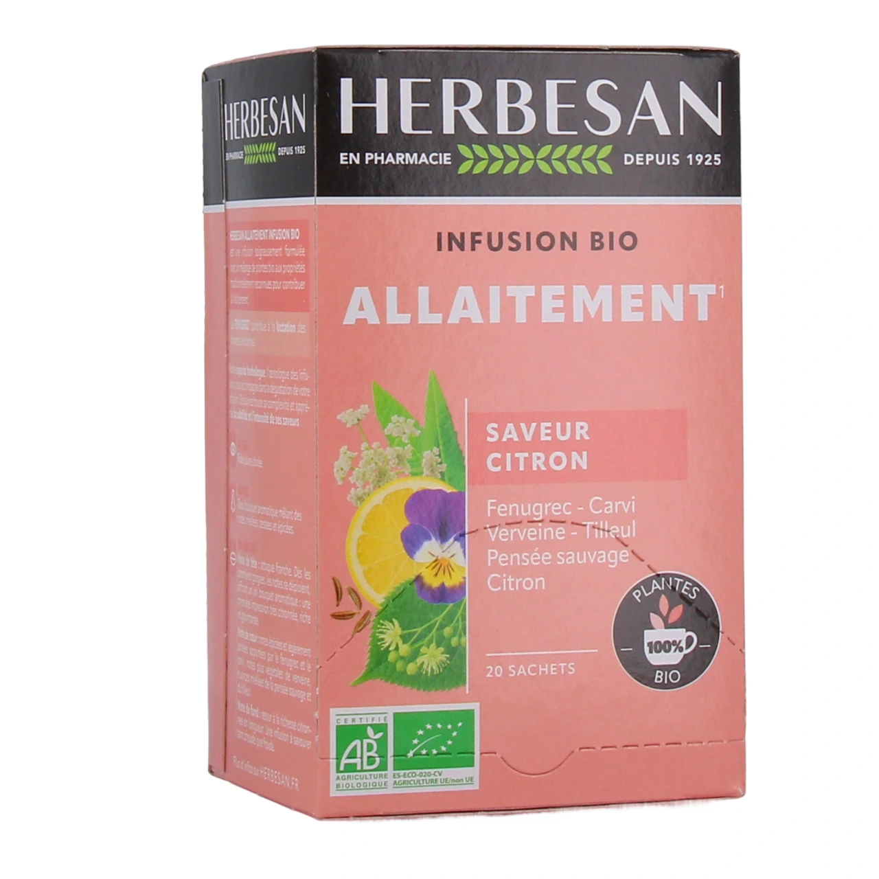 Herbesan Infusion Bio Allaitement - Herbesan