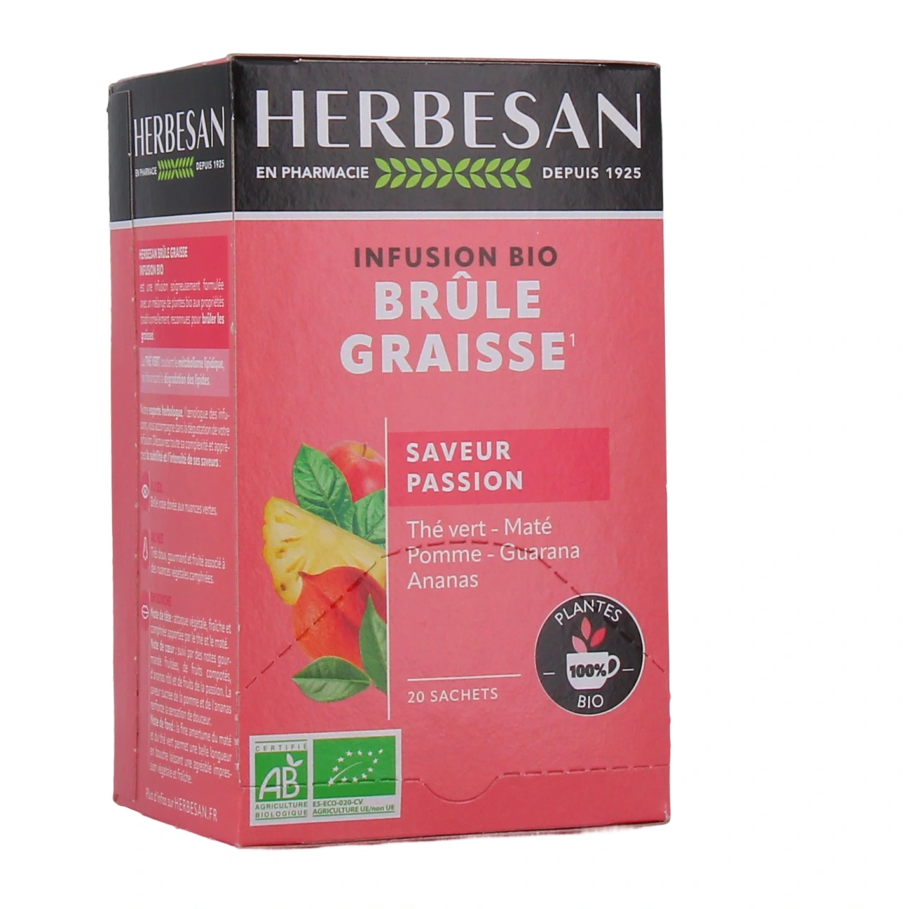 Herbesan Infusion Bio Brûle-Graisse - Herbesan