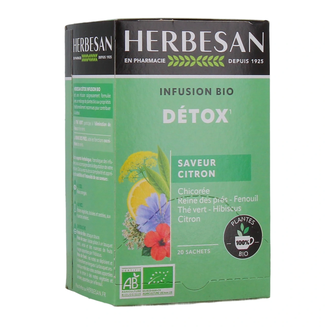 Herbesan Infusion Bio Détox - Herbesan