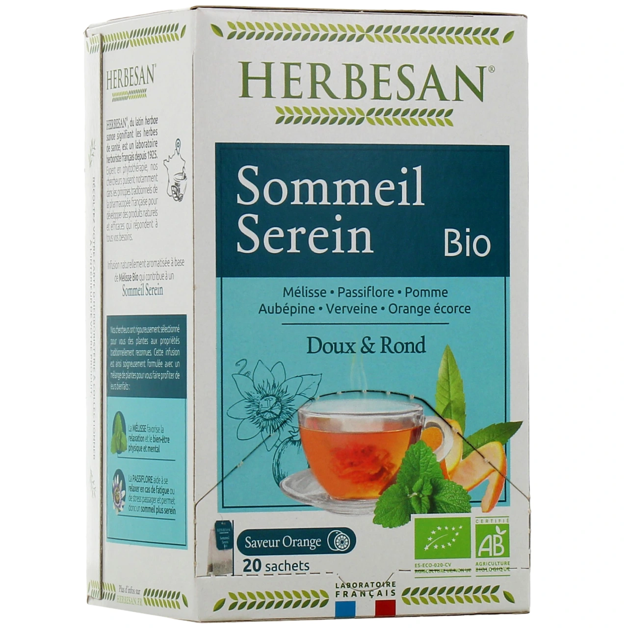 Herbesan Infusion Bio Sommeil Serein - Vue 2