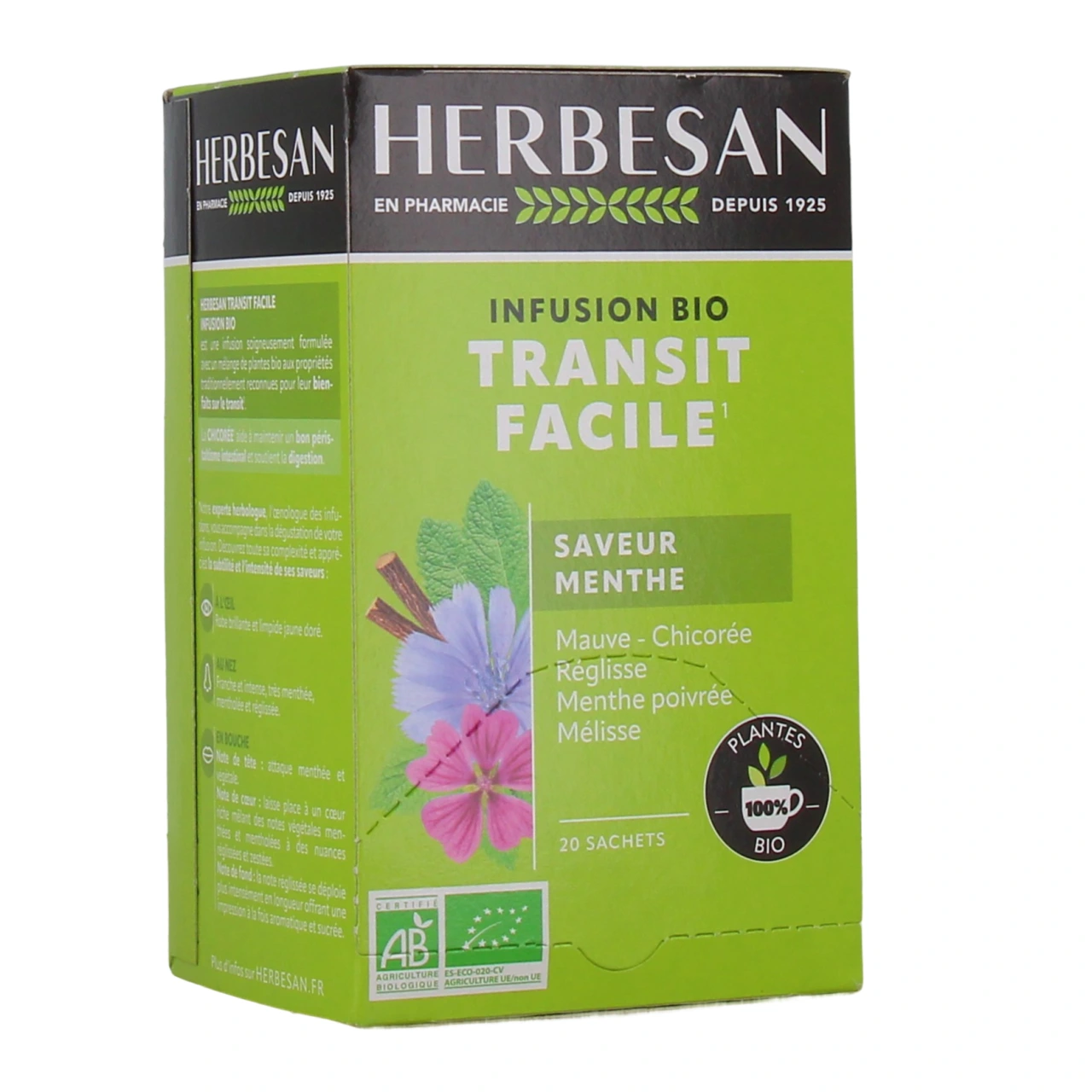 Herbesan Infusion Bio Transit Facile - Herbesan