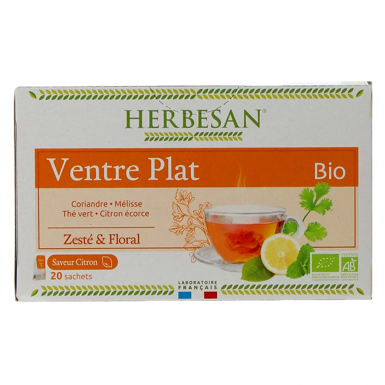 Herbesan Infusion Bio Ventre Plat - Vue 3