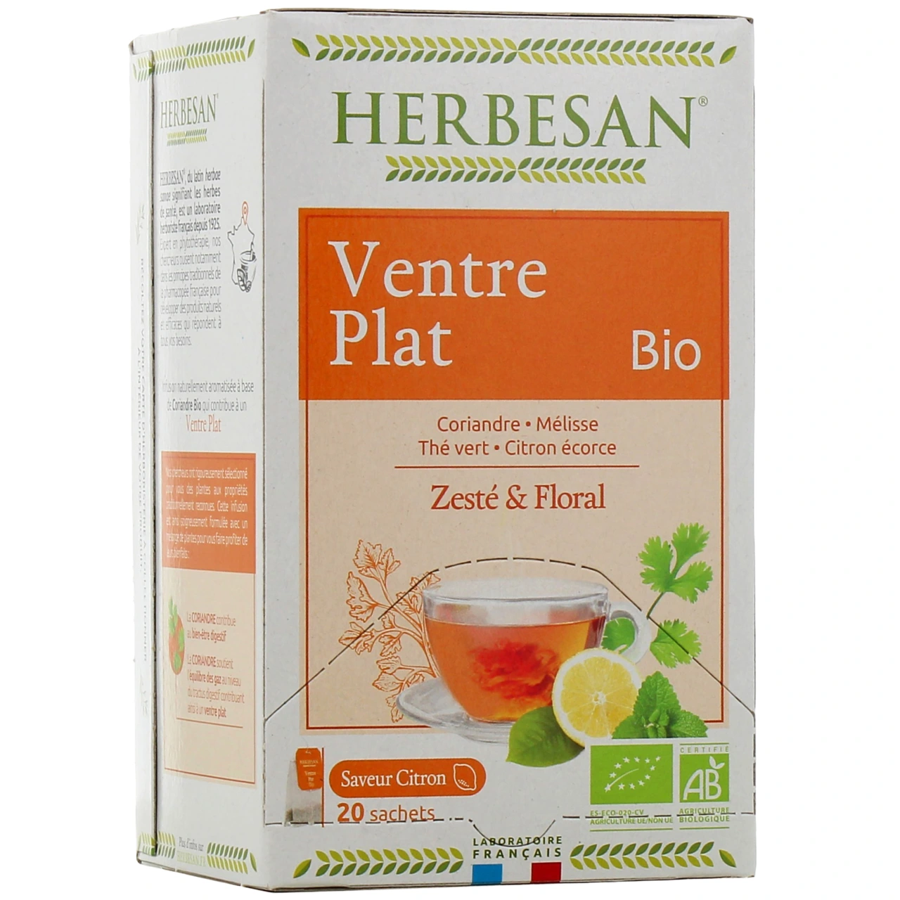 Herbesan Infusion Bio Ventre Plat - Herbesan