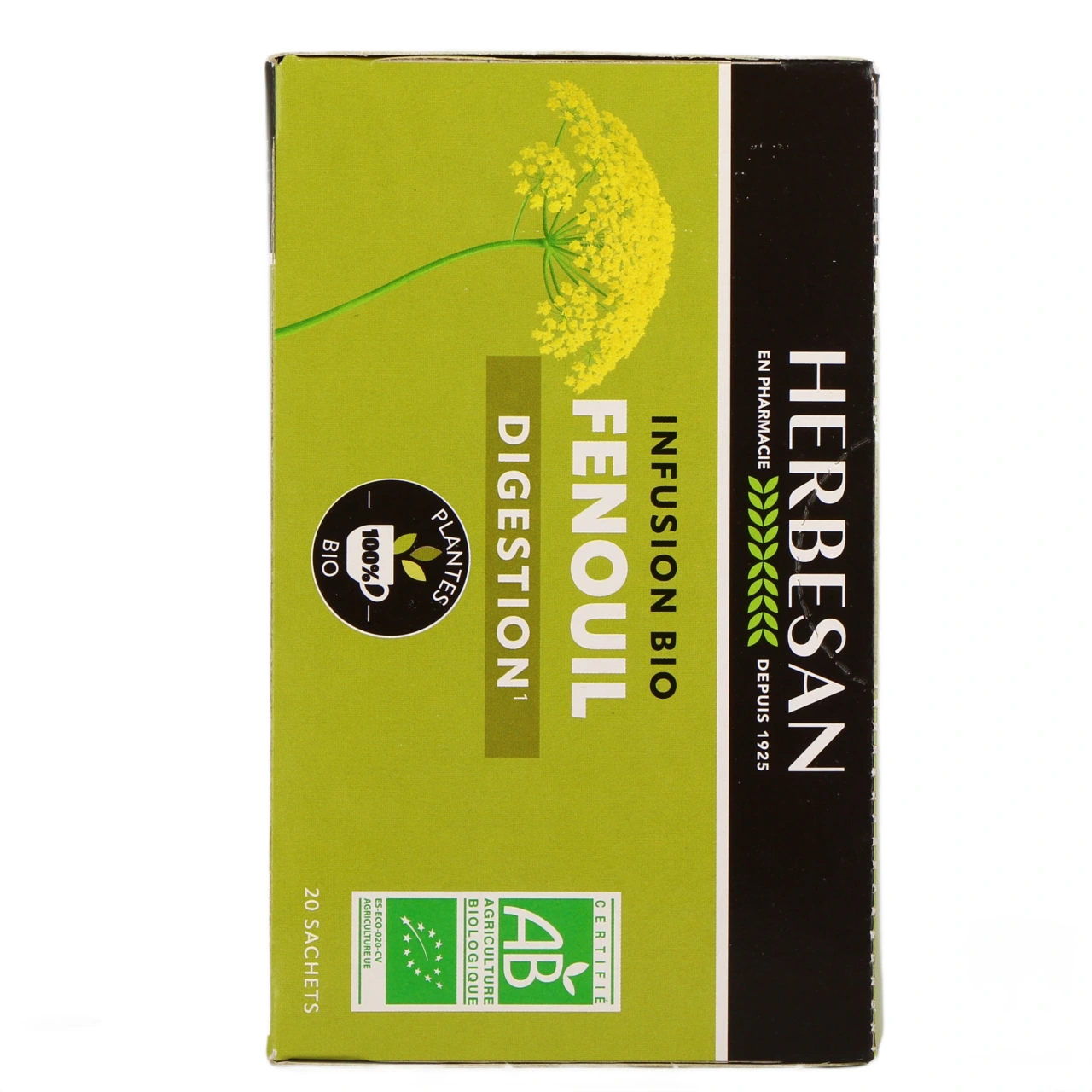 Herbesan Infusion Fenouil Bio - Vue 3