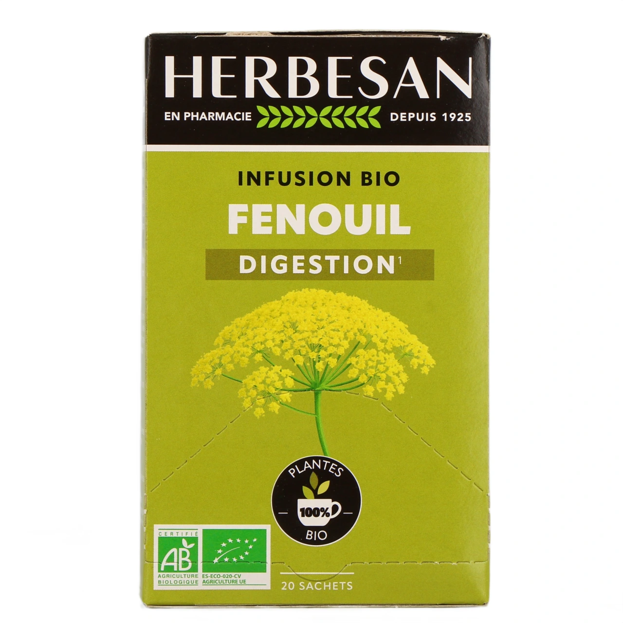Herbesan Infusion Fenouil Bio - Vue 2