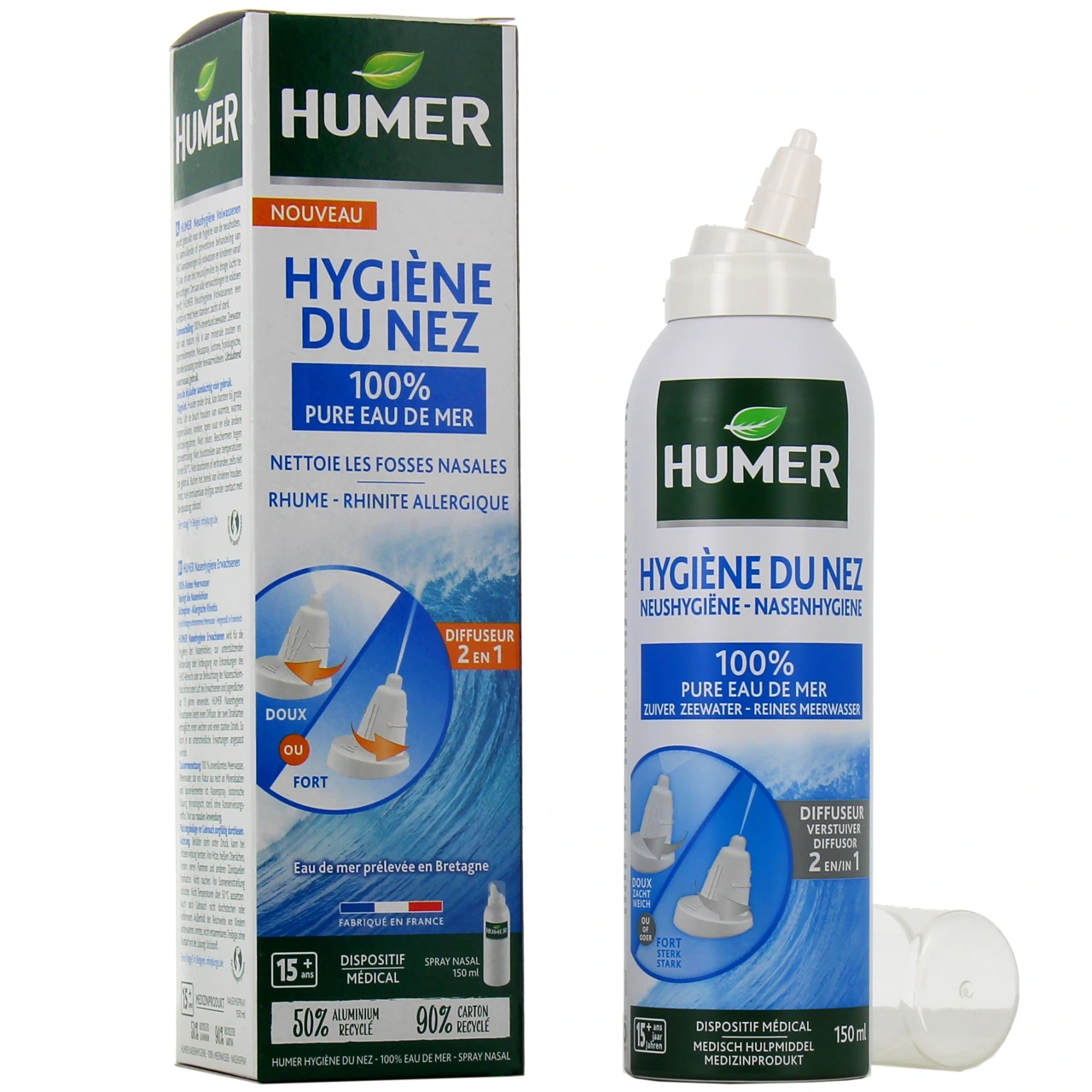 Humer Hygiène du Nez Spray Nasal - Humer