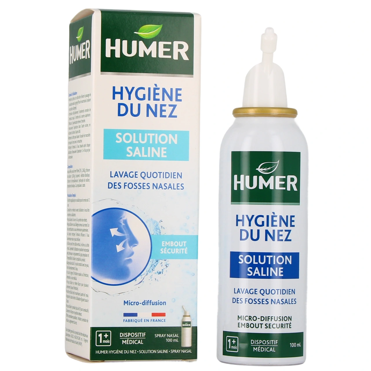Humer Hygiène du Nez Spray Nasal - Humer