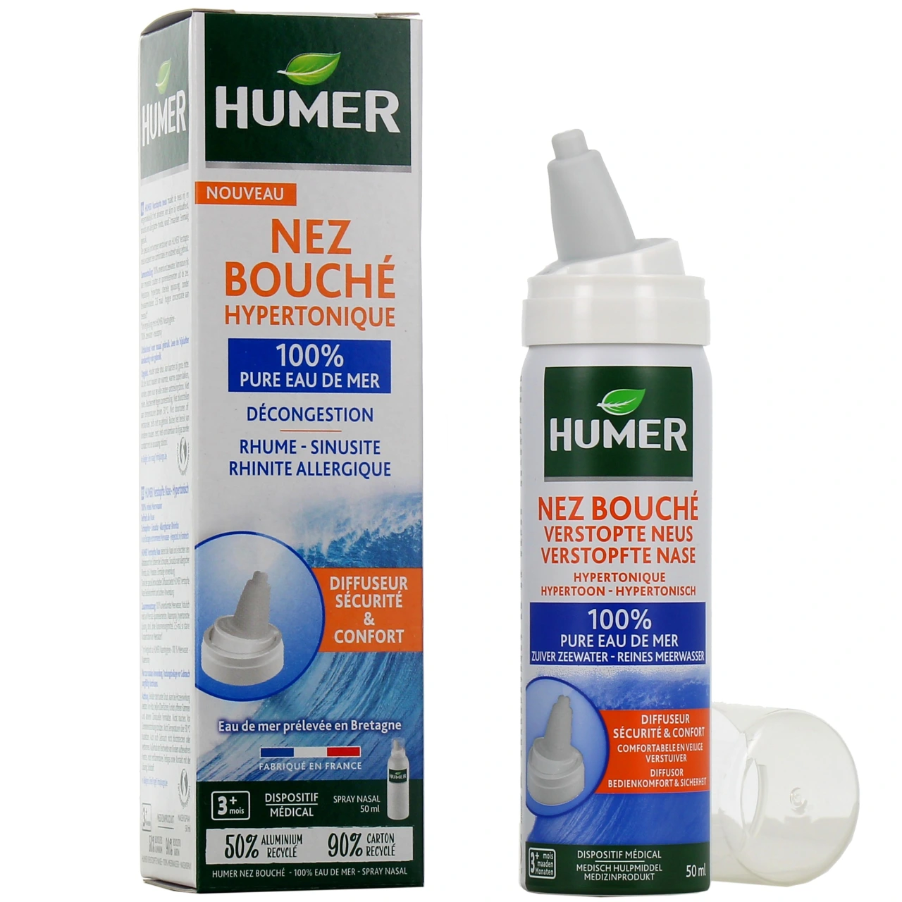 Humer Nez Bouché Spray Nasal Hypertonique - Humer