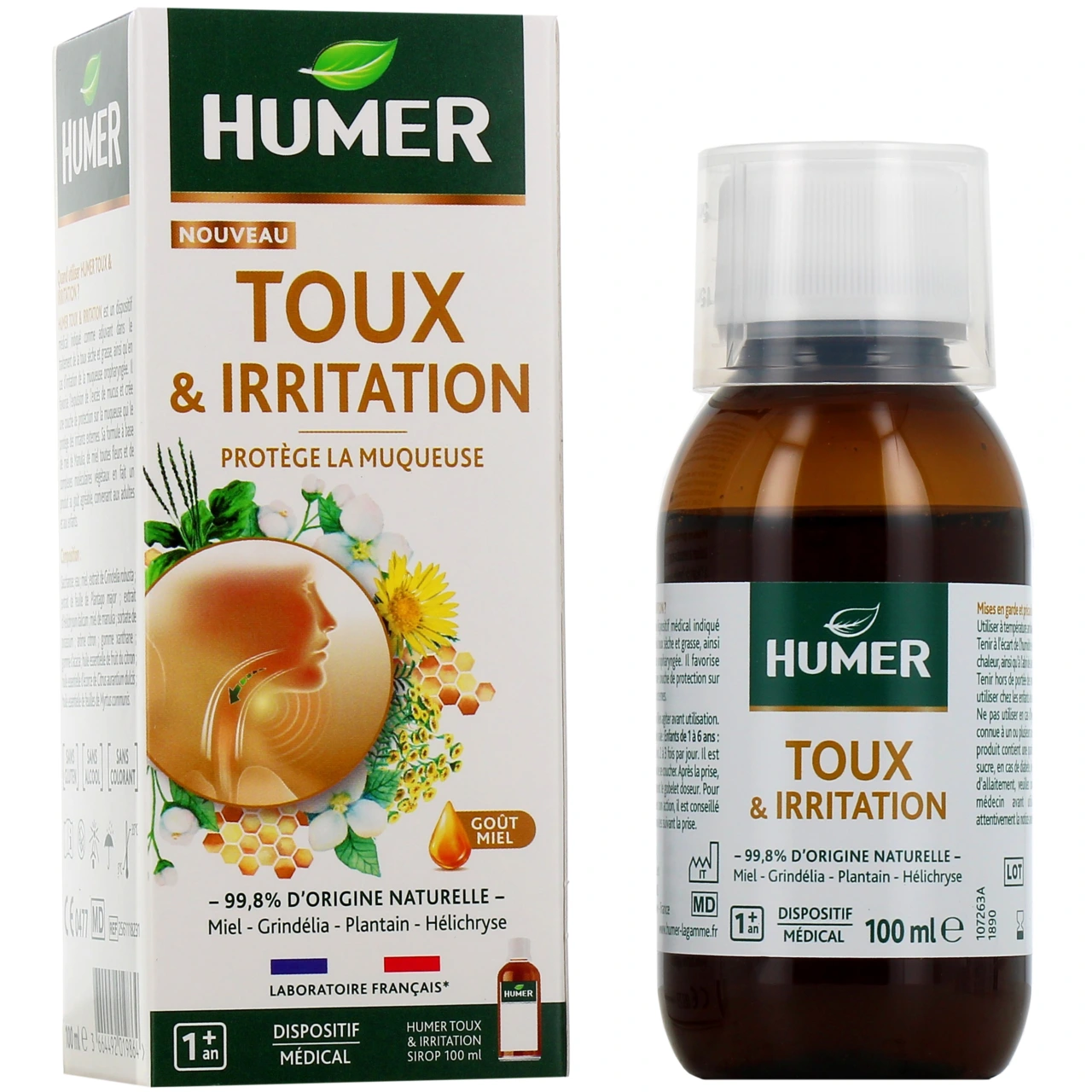 Humer Toux et Irritation Sirop - Humer