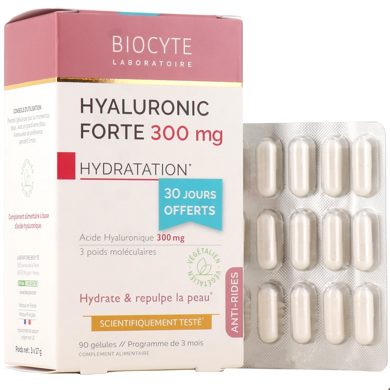 Biocyte Hyaluronic Forte Spectre Complet - Vue 7
