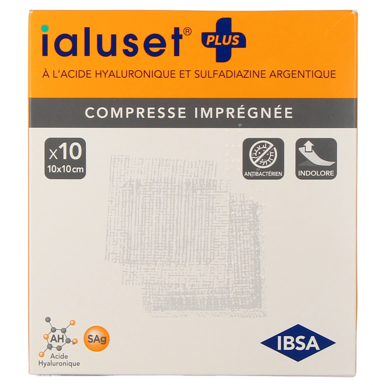 Ialuset Plus Compresses - Laboratoires Genevrier