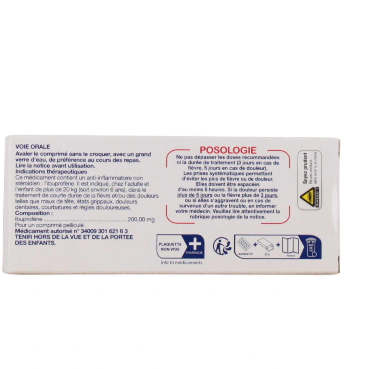 Ibuprofène 200 mg - Vue 6