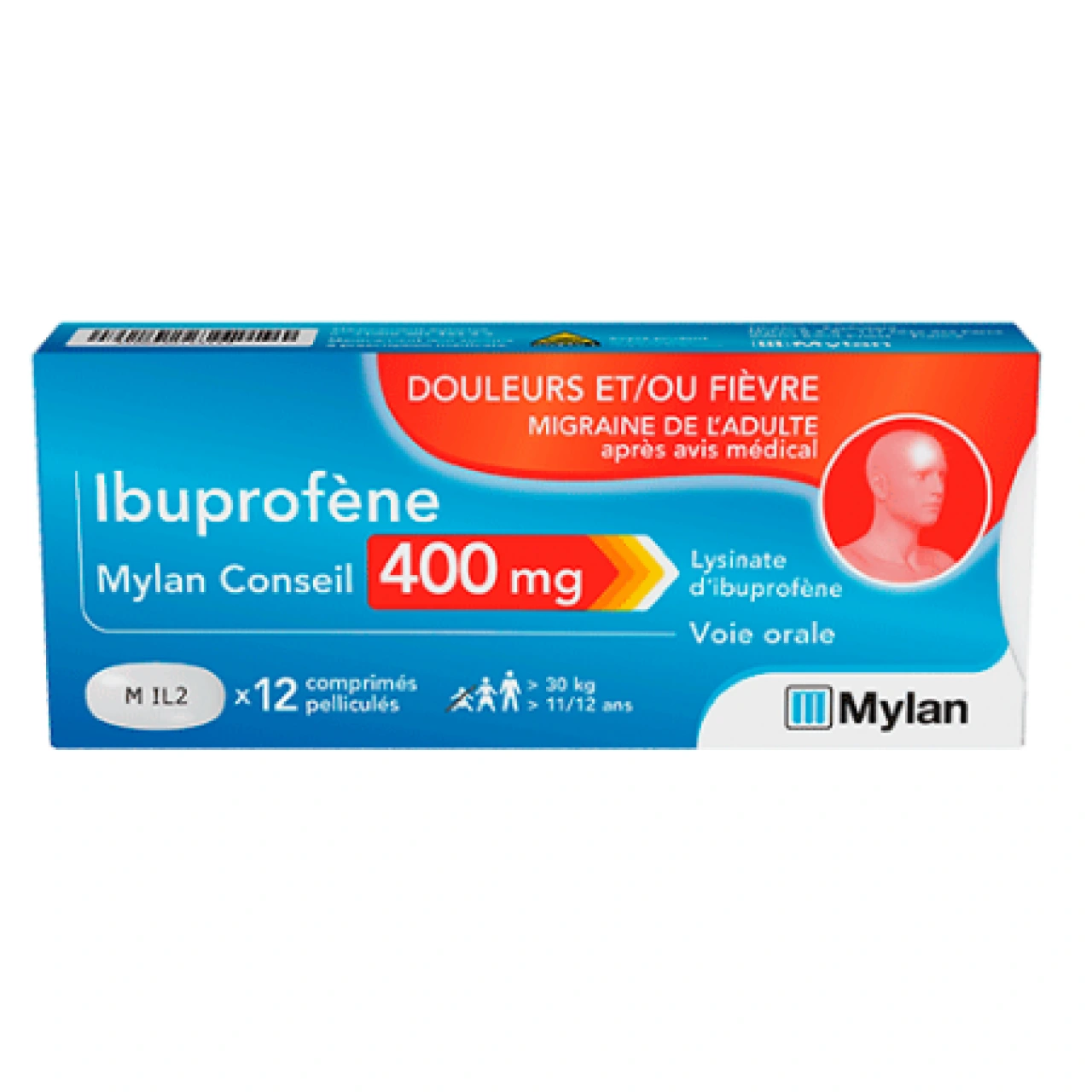 Ibuprofène 400 mg - Vue 8