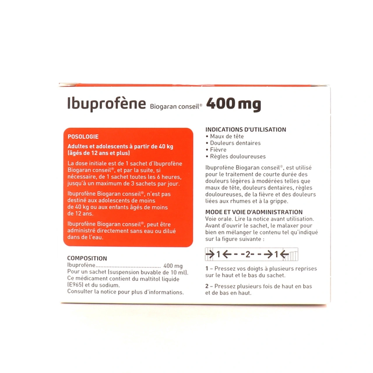 Ibuprofène 400 mg - Vue 11