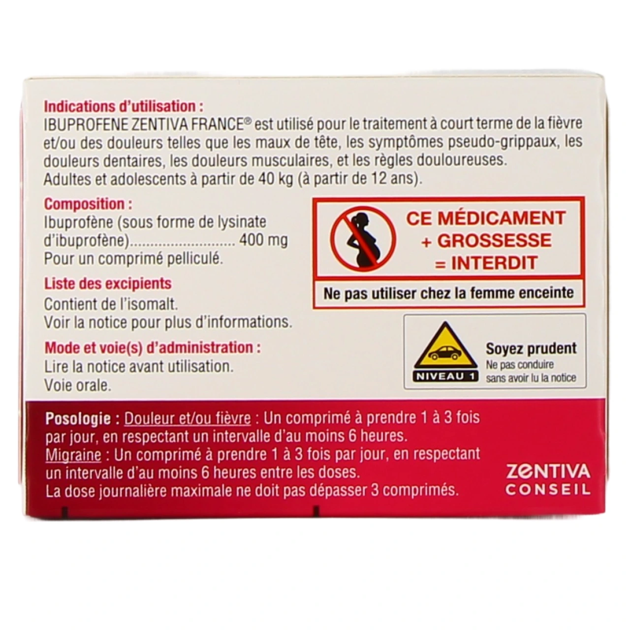 Ibuprofène 400 mg - Vue 7