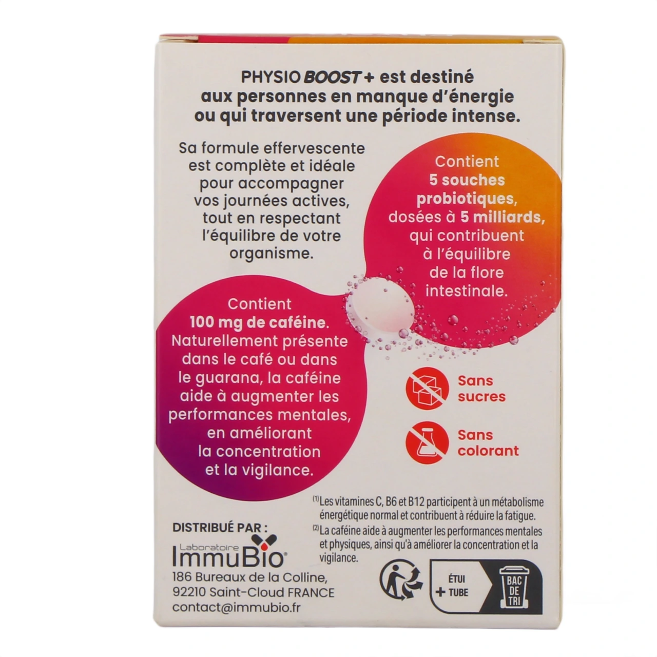Immubio Physioboost + Énergie et Concentration - Vue 3