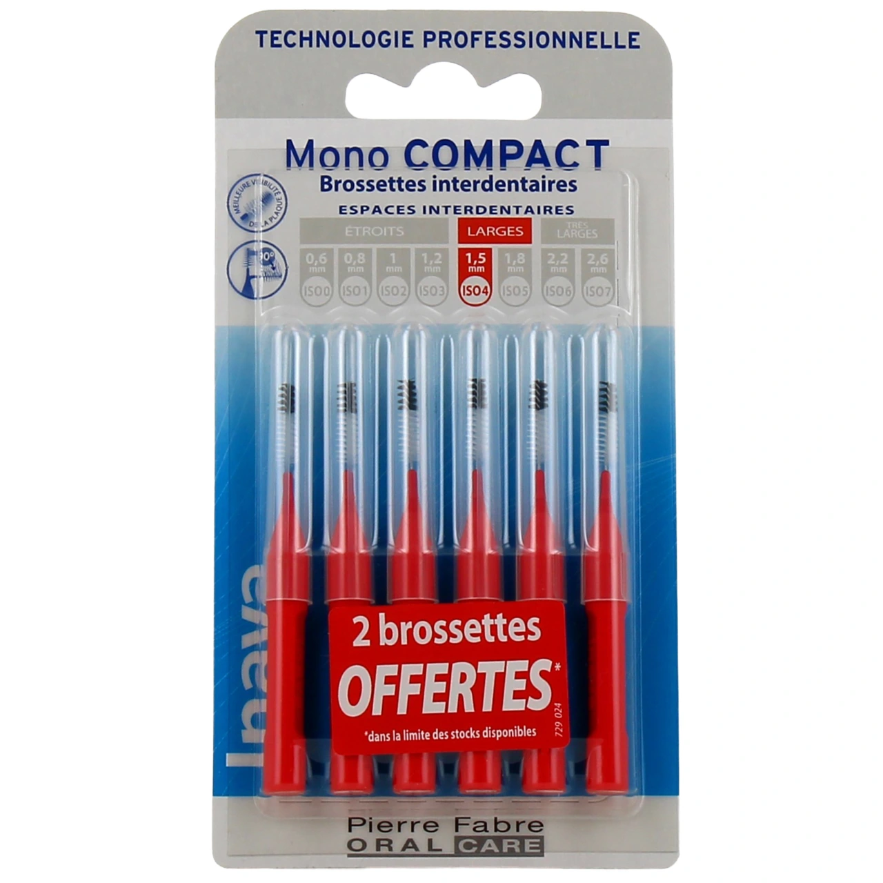 Inava Brossettes Interdentaires Mono Compact par 4 - Vue 10