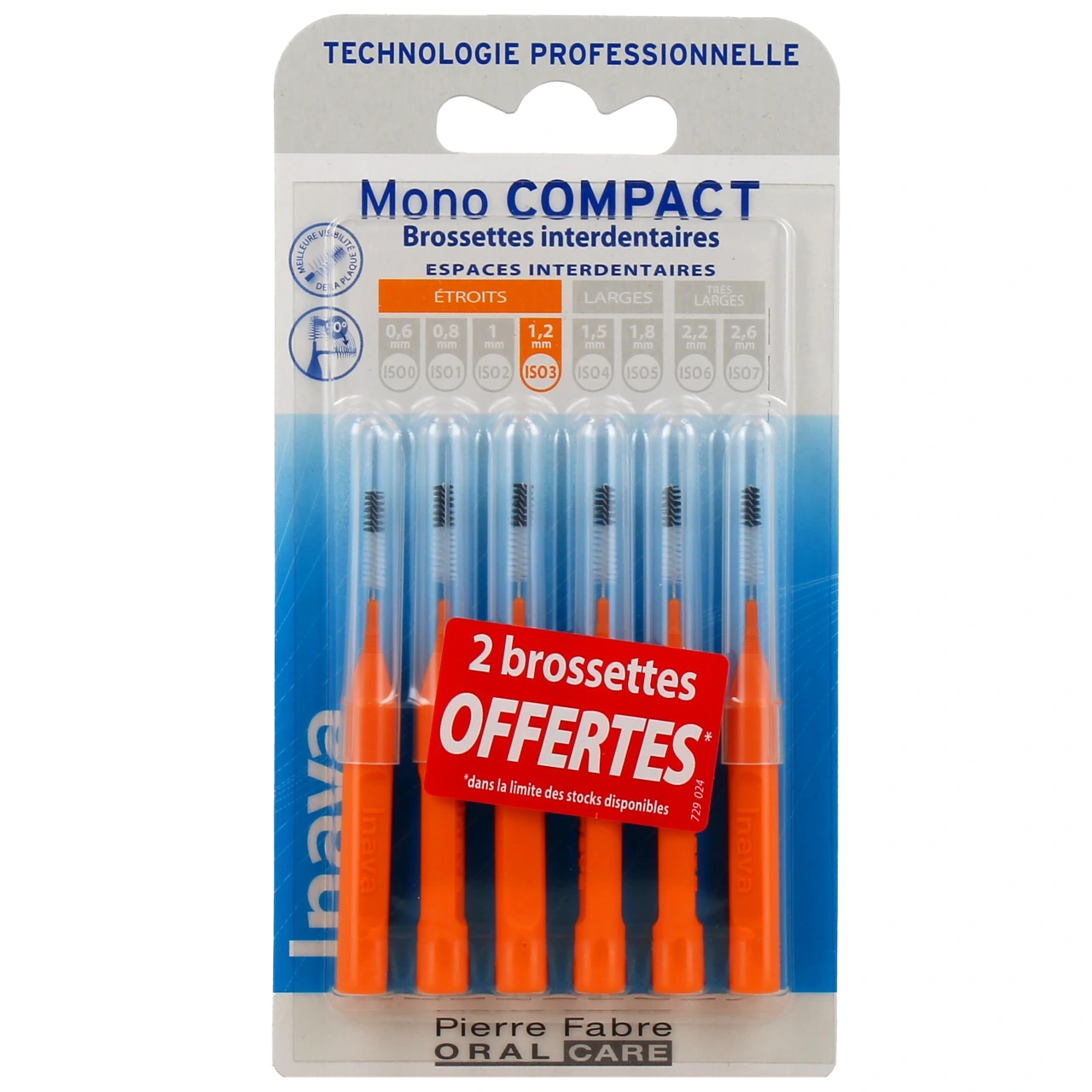 Inava Brossettes Interdentaires Mono Compact par 4 - Vue 8