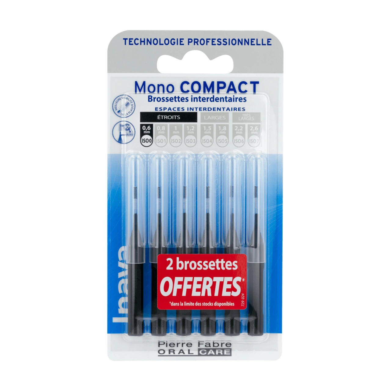Inava Brossettes Interdentaires Mono Compact par 4 - Vue 2