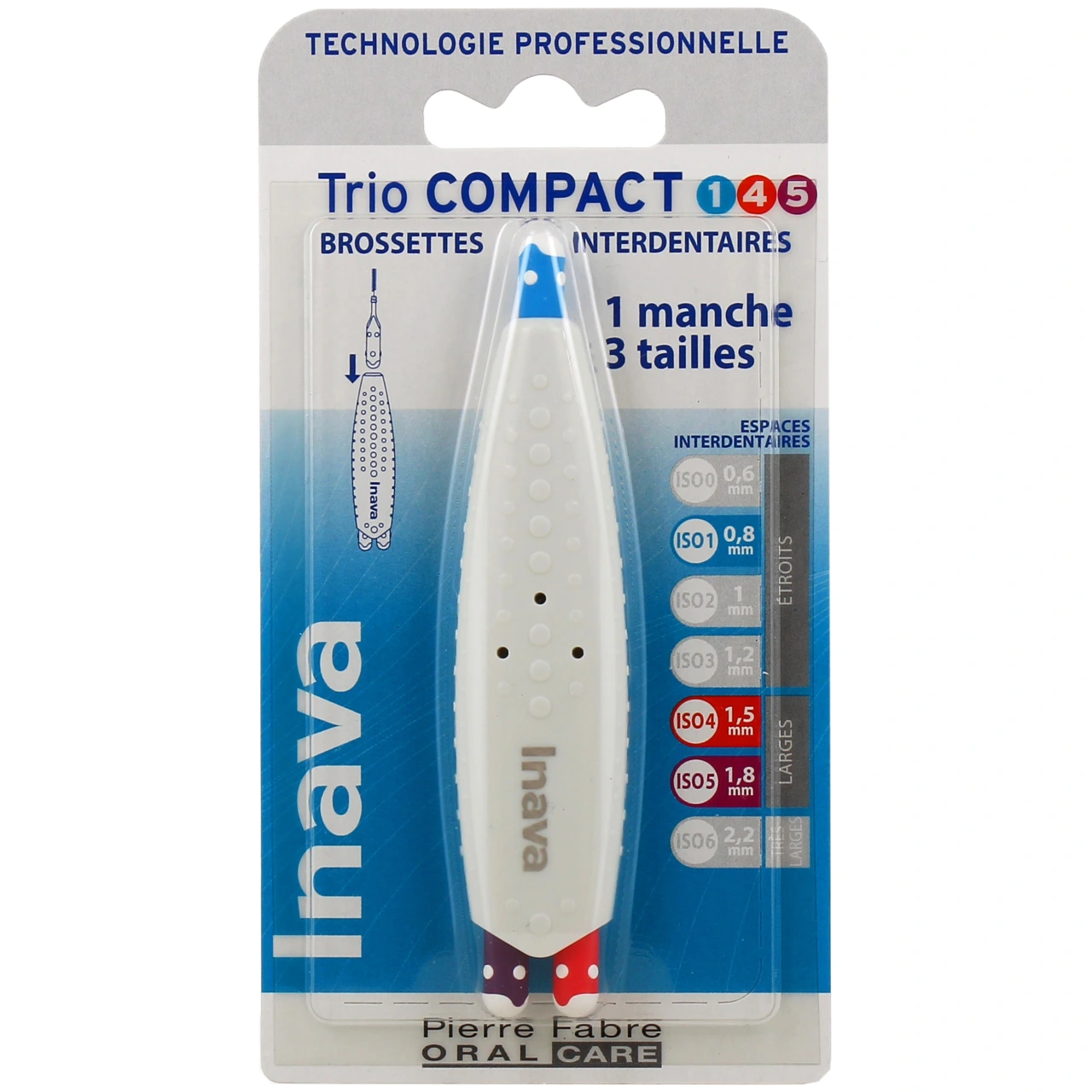 Inava Brossettes Interdentaires Trio Compact - Vue 5