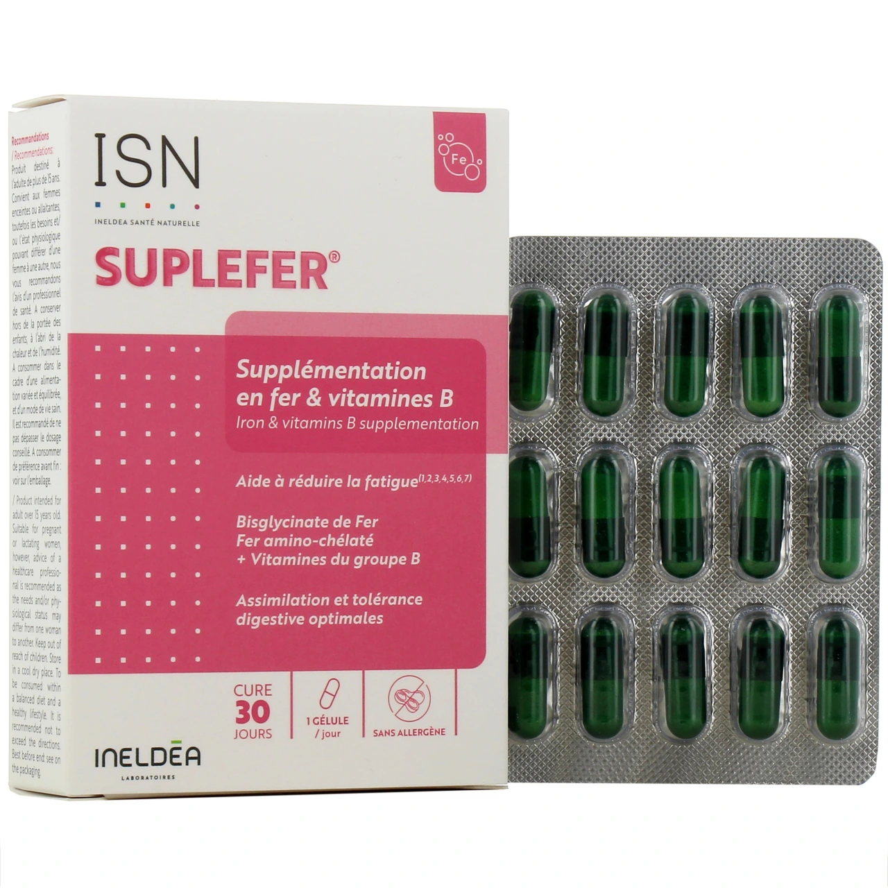 Ineldea Suplefer Supplémentation en Fer - Ineldea