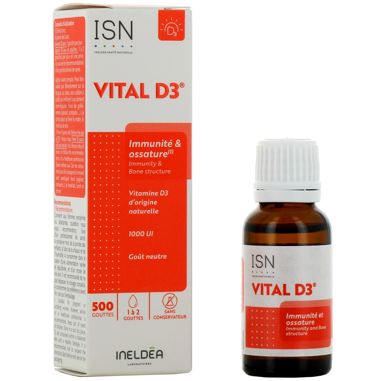 Ineldea Vital D3 1000UI - Ineldea