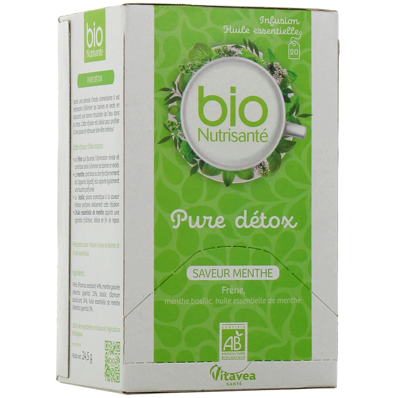 Nutrisanté Infusion Pure Détox - Bio Nutrisanté