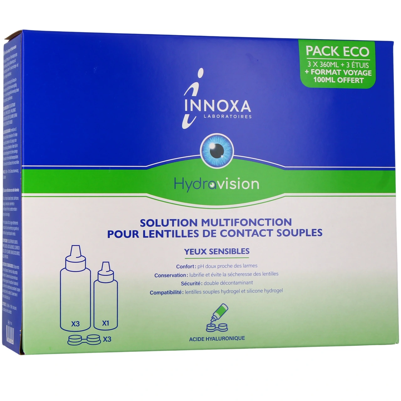 Innoxa Hydravision Solution pour Lentilles - Vue 4