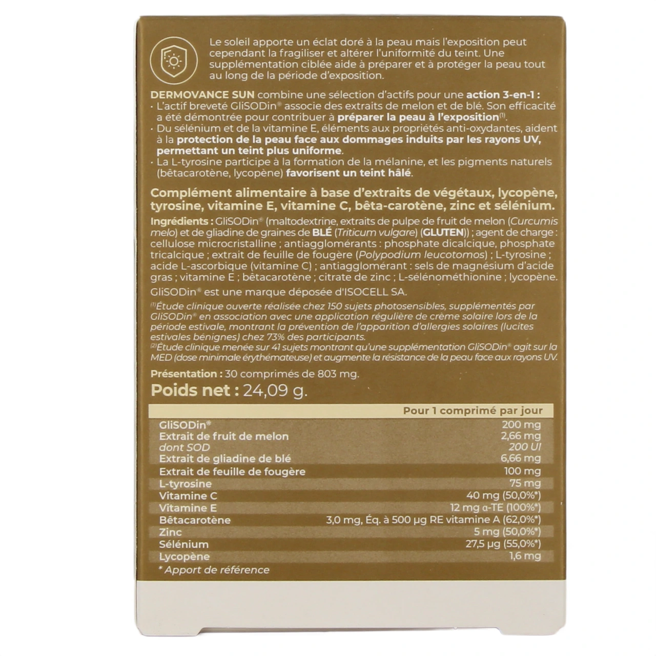 Inovance Dermovance Sun - Vue 3