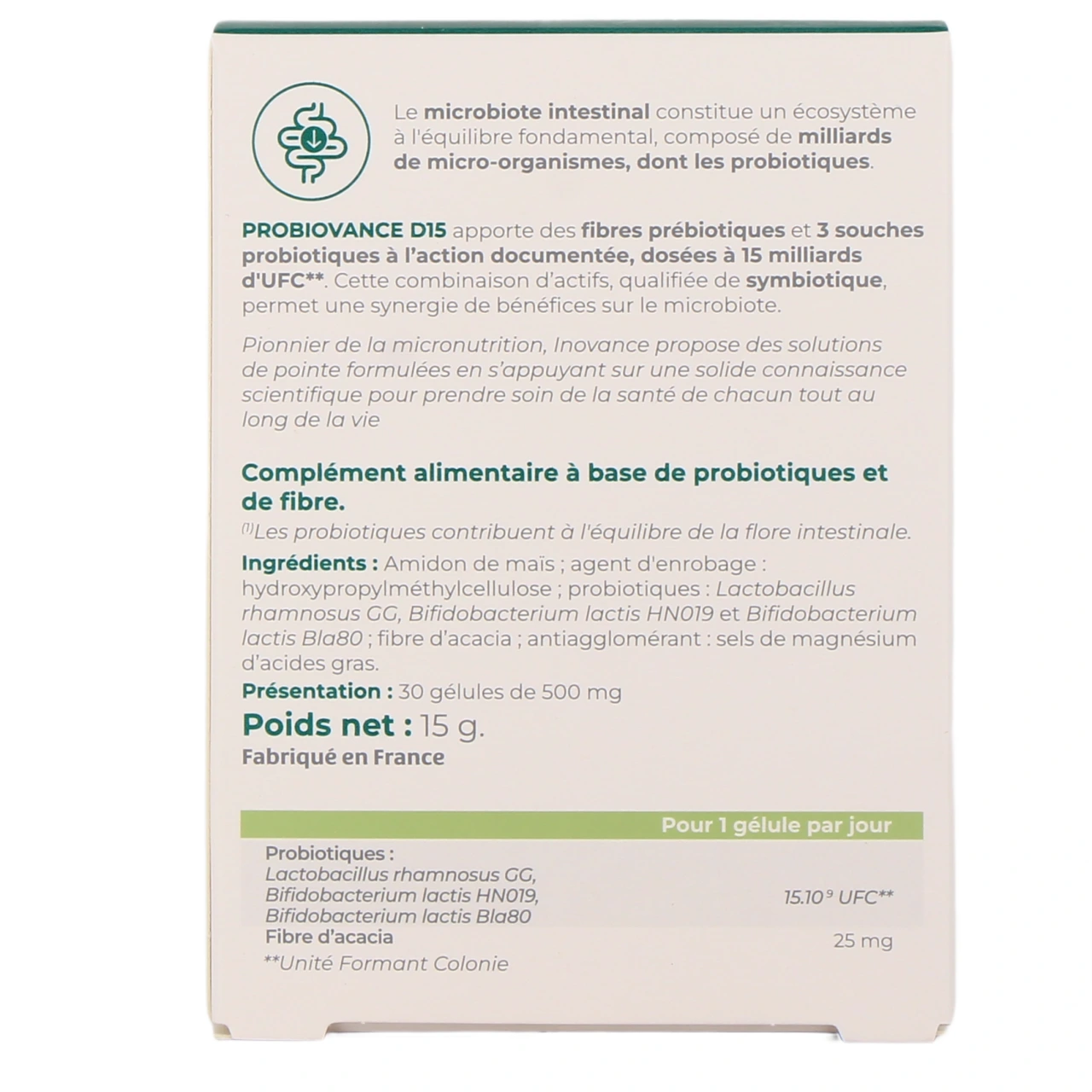 Inovance Probiovance D15 - Vue 3