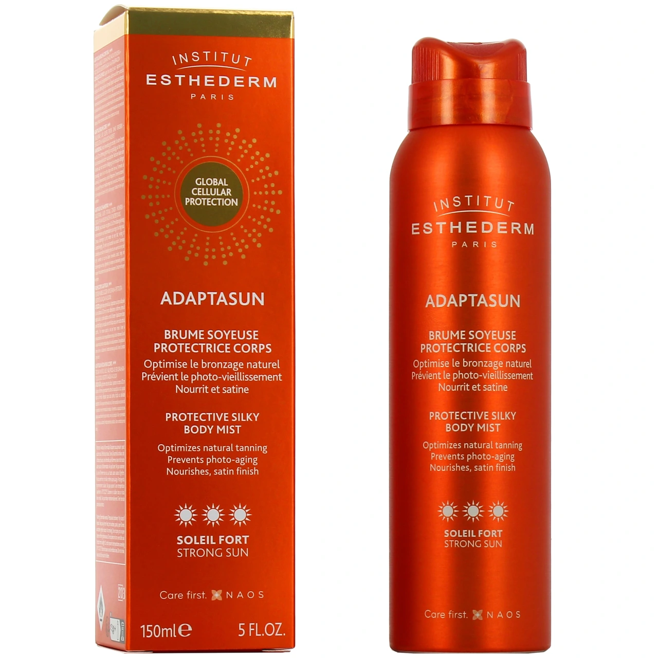 Esthederm Adaptasun Brume Soyeuse Protectrice Corps Soleil Fort - Esthederm Solaires
