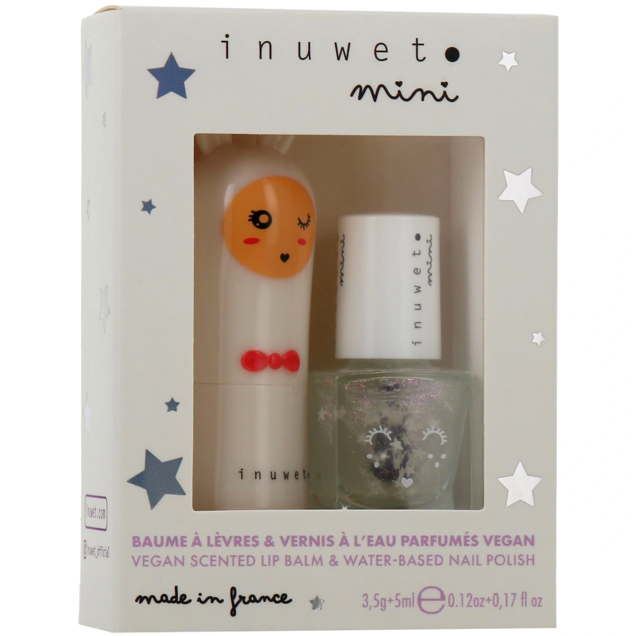 Inuwet Coffret Enfant Baume à Lèvres et Vernis à l'Eau - Vue 2