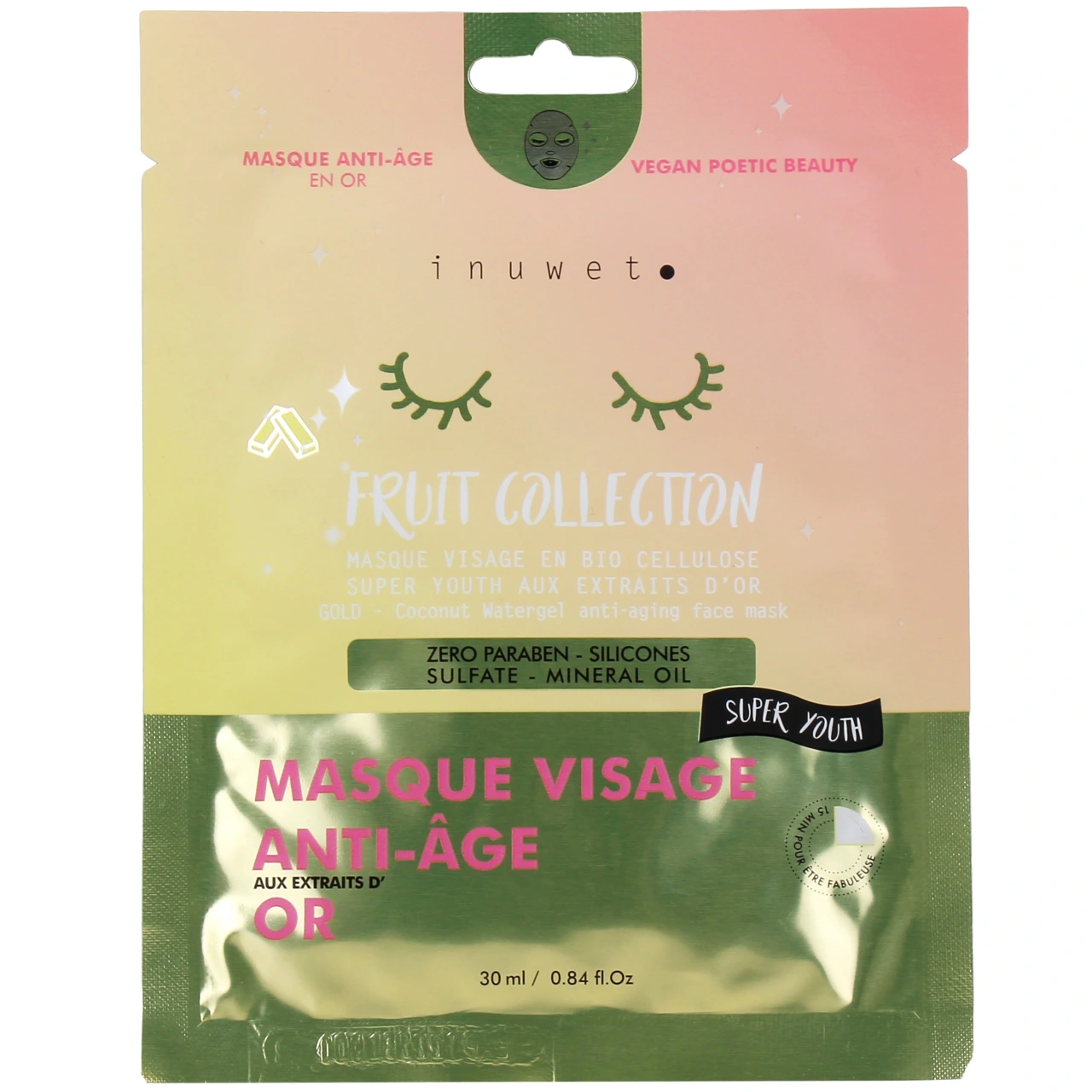 Inuwet Masque Visage Fruit Collection - Inuwet