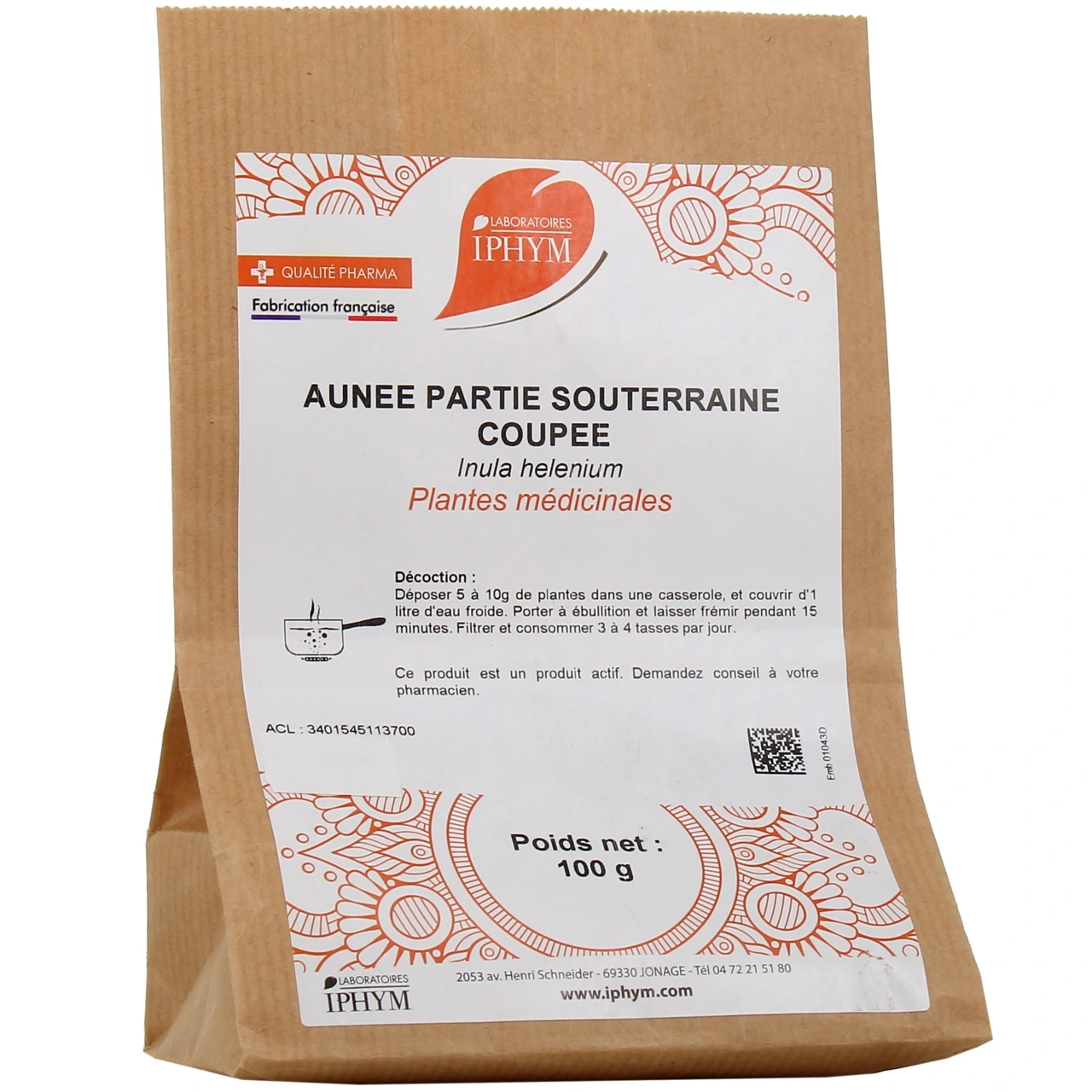 Iphym Aunée Partie Souterraine Coupée - Iphym