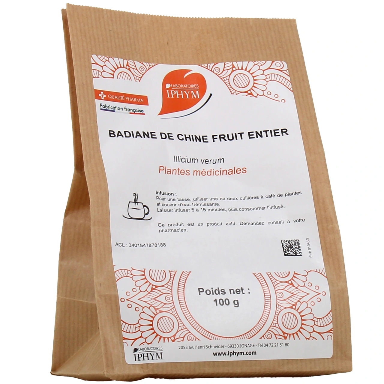 Iphym Badiane de Chine Fruit Entier - Iphym