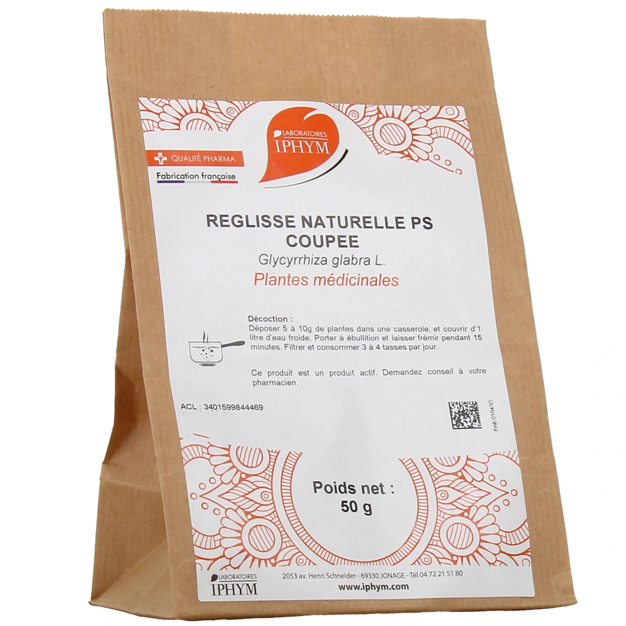 Iphym Réglisse Naturelle Racine Coupée - Iphym