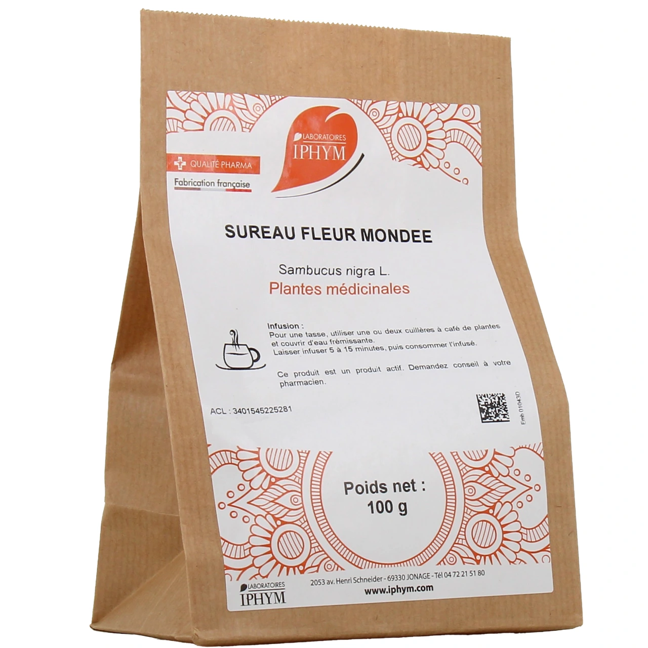 Iphym Sureau Fleur Mondée Entière - Iphym