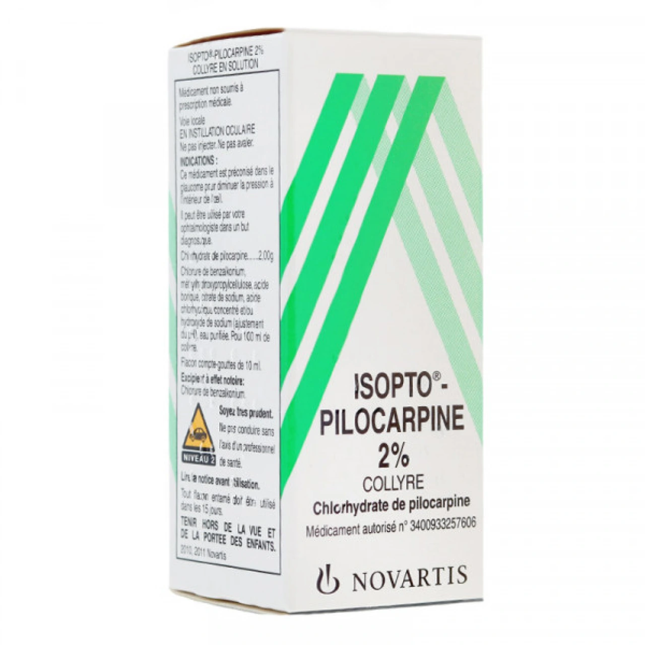Isopto-Pilocarpine 2% Collyre - Novartis
