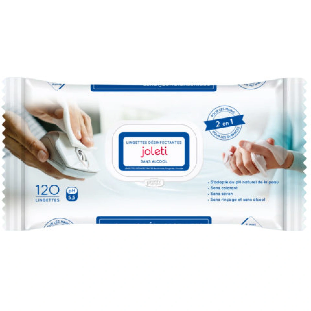 Joleti Lingettes désinfectantes 2 en 1 - Vue 5