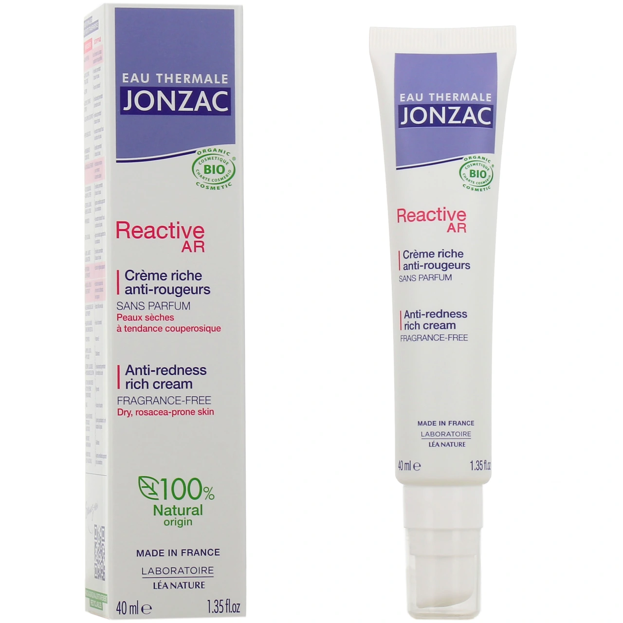Jonzac Anti-Rougeurs Soin riche apaisant - Jonzac