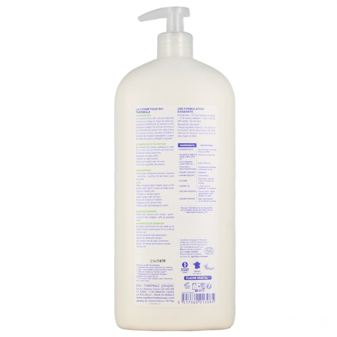 Jonzac Bébé Bio Liniment doux oléo-calcaire - Vue 6