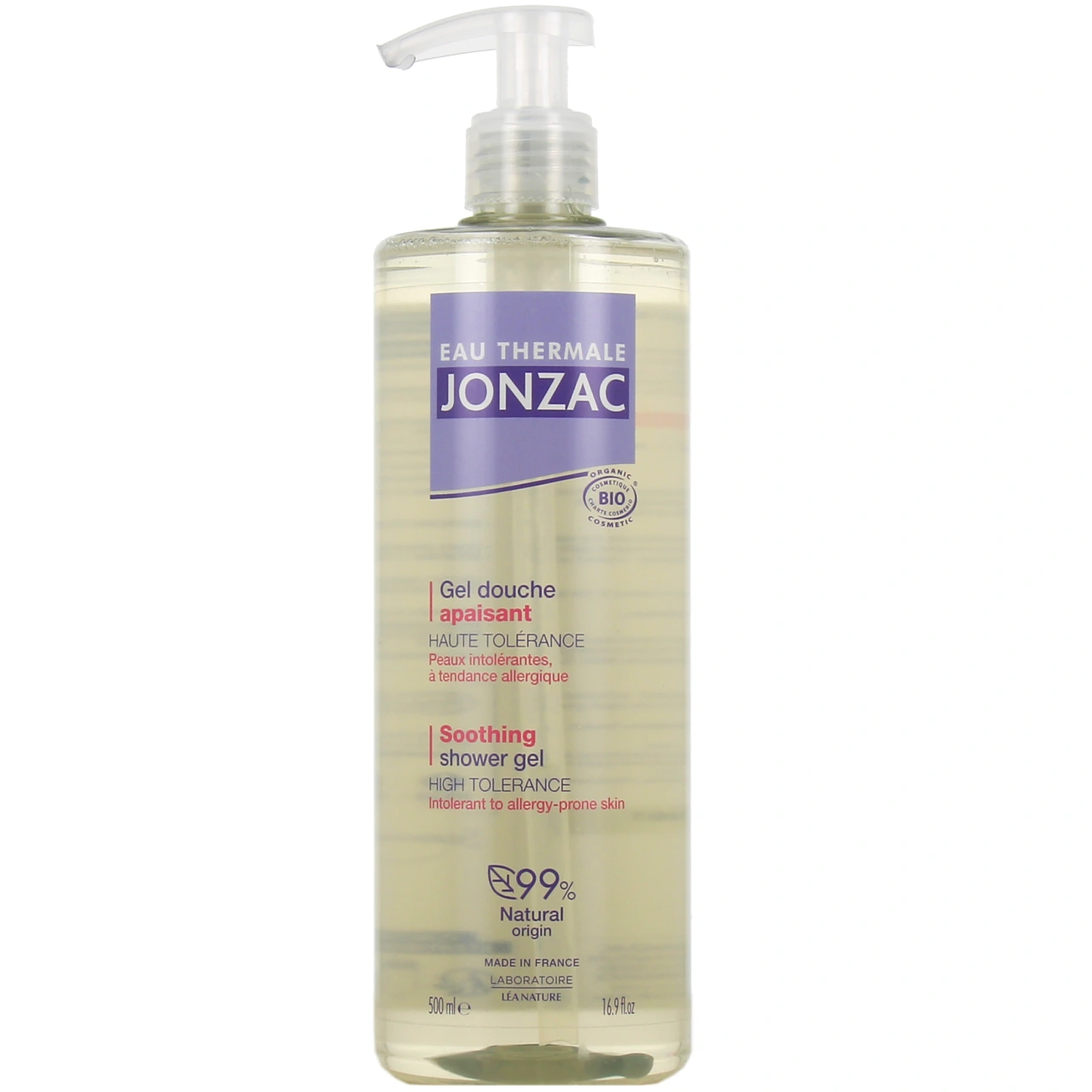 Jonzac Gel douche non parfumé haute tolérance - Jonzac