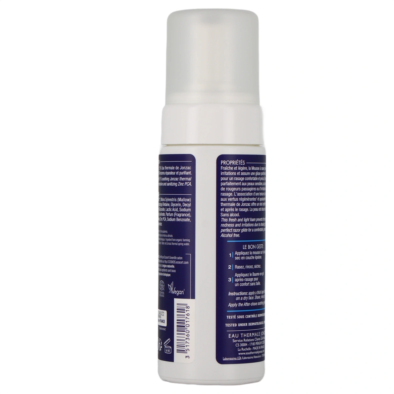 Jonzac Homme Mousse à raser fraîcheur - Vue 3