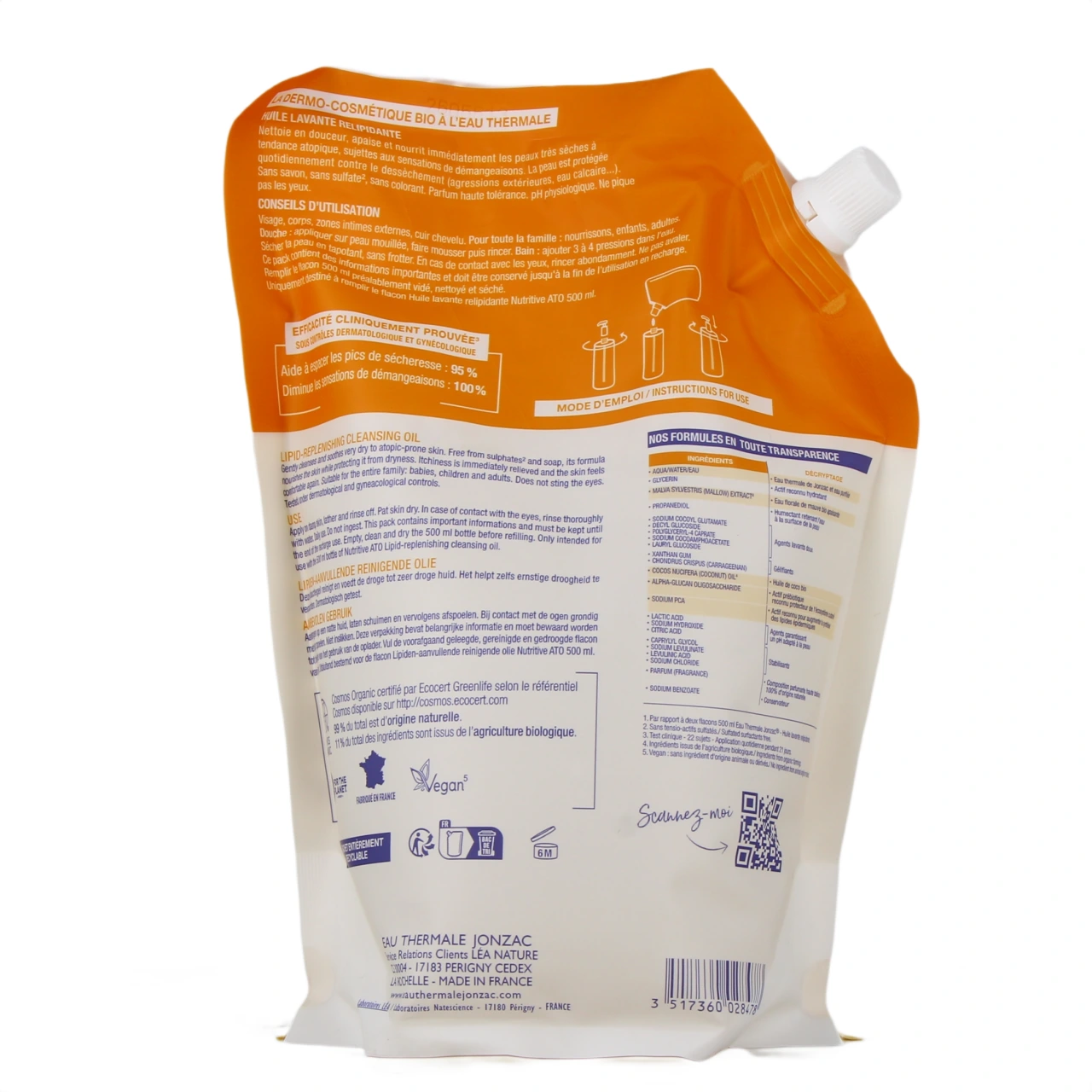 Jonzac Nutritive ATO Huile Lavante Relipidante - Vue 6